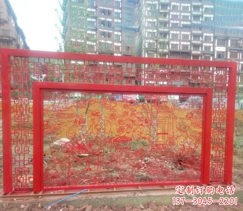 无锡迎春福字剪纸雕塑