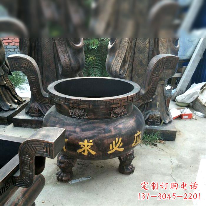 无锡有求必应祈福铜雕香炉