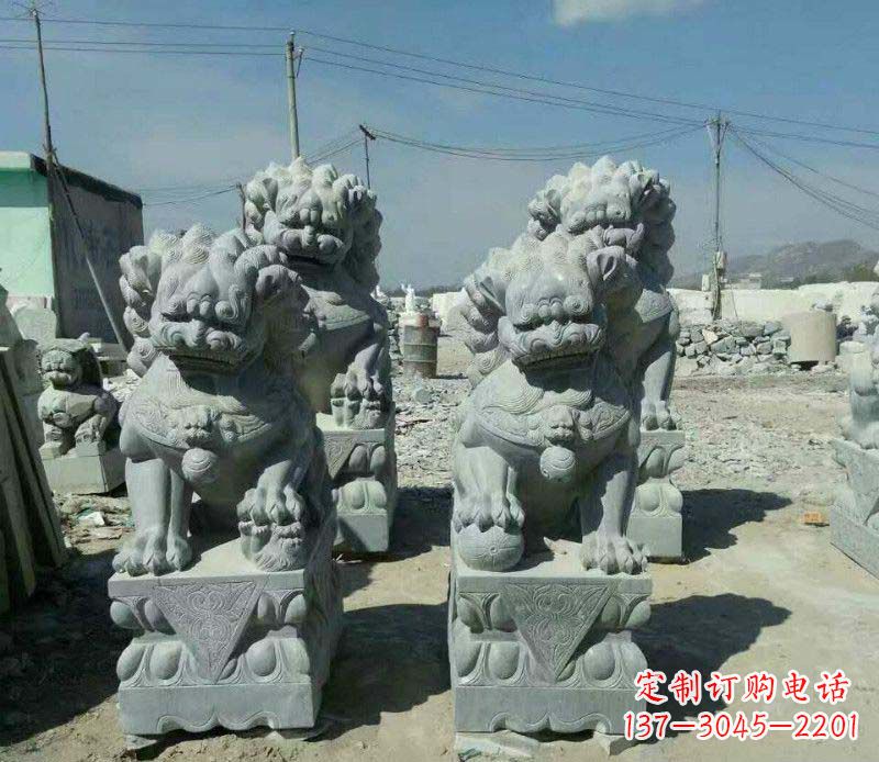 无锡园林仿古狮子景观石雕