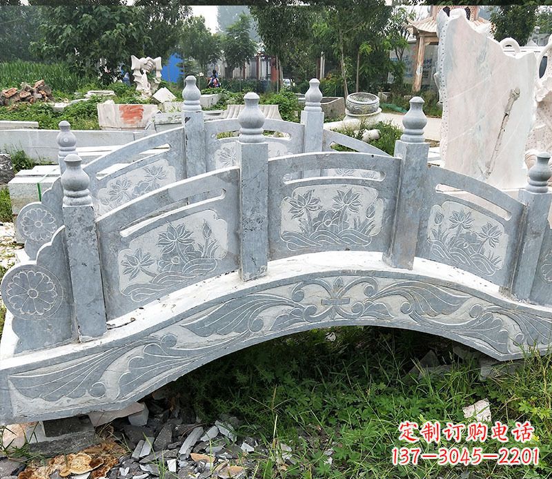 无锡园林仿古石拱桥景观石雕 (3)