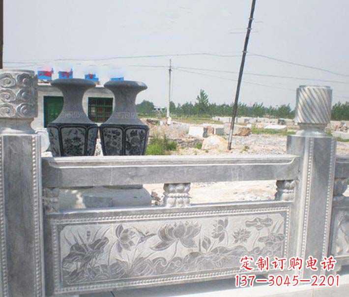 无锡园林仿古石栏板景观石雕 (3)