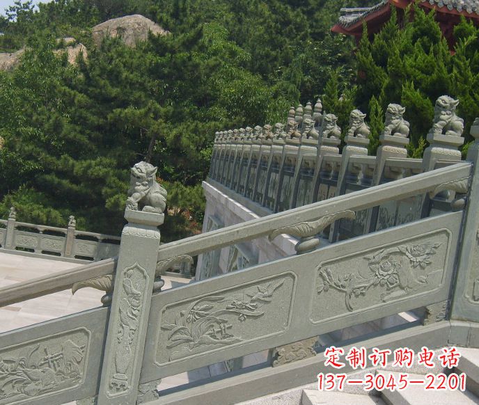 无锡园林仿古石栏板景观石雕 (4)