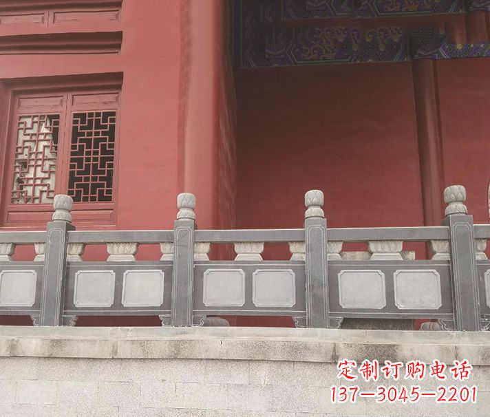 无锡园林仿古石栏板景观石雕 (8)