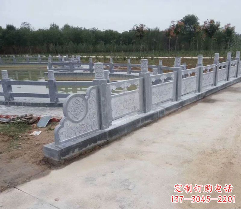 无锡园林仿古石栏板景观石雕 (11)