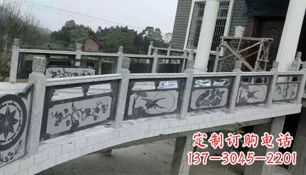 无锡园林仿古石栏板景观石雕 (10)