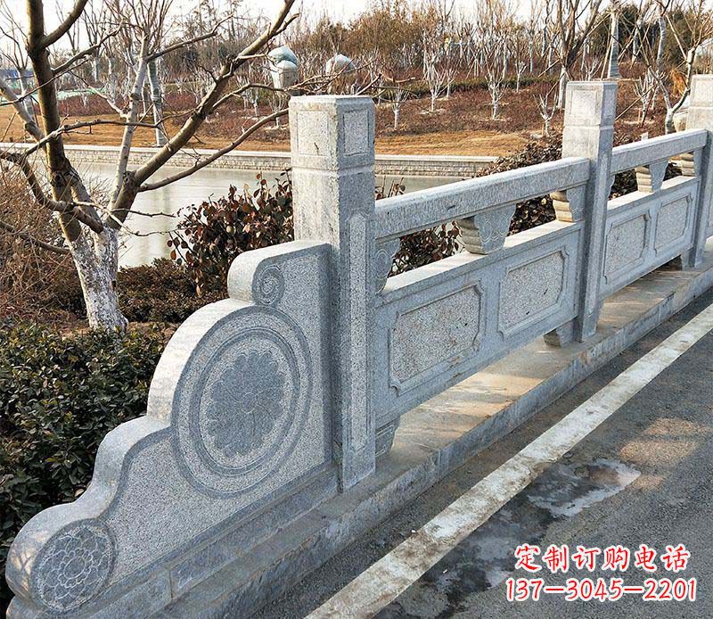 无锡园林仿古石栏板景观石雕_1