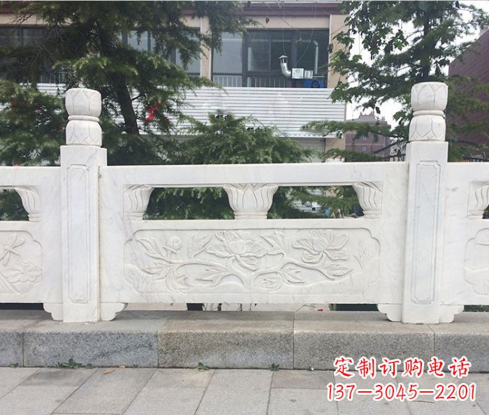 无锡园林景观大理石浮雕栏板 (2)