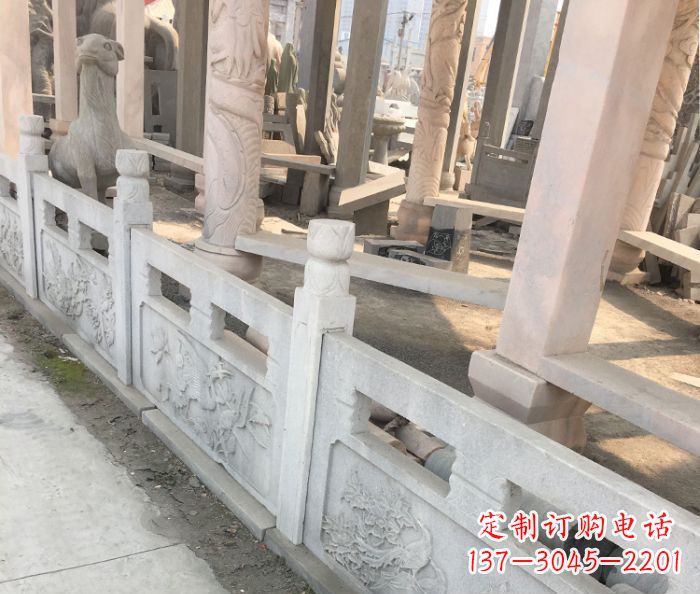 无锡园林景观大理石浮雕栏板石雕