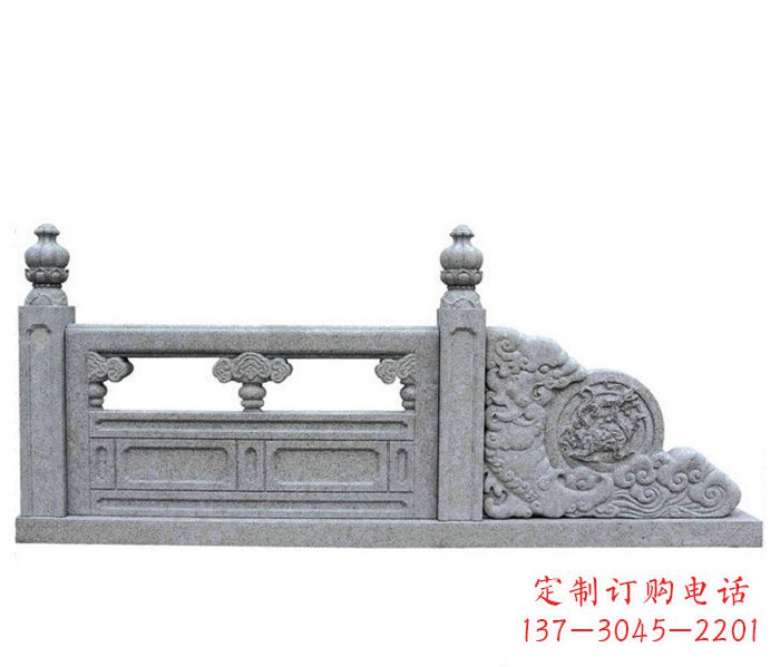 无锡园林景观大理石栏板雕塑 (2)