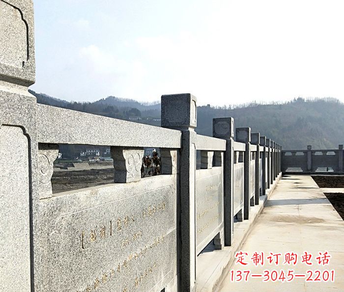 无锡园林景观大理石栏板石雕 (14)