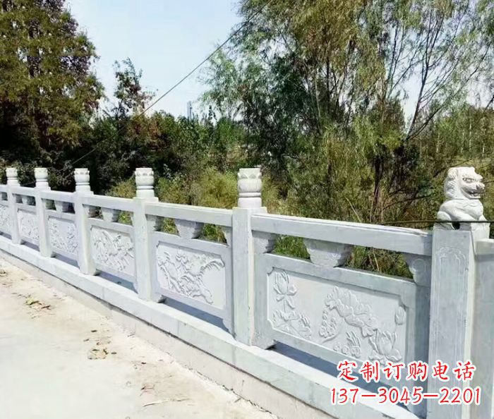 无锡园林景观大理石栏板石雕_1