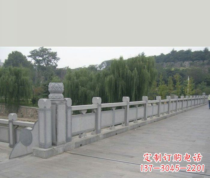 无锡园林景观大理石栏杆石雕 (4)