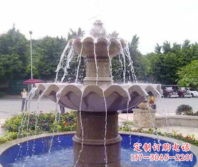 无锡园林景观大理石喷泉石雕