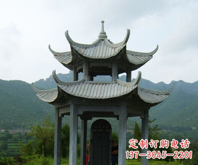 无锡园林景观仿古凉亭石雕