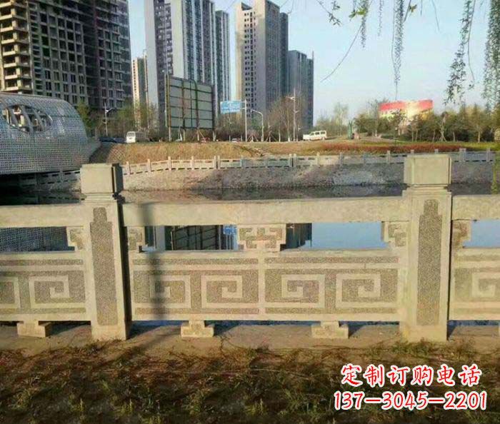 无锡园林景观仿古石雕栏板 (3)
