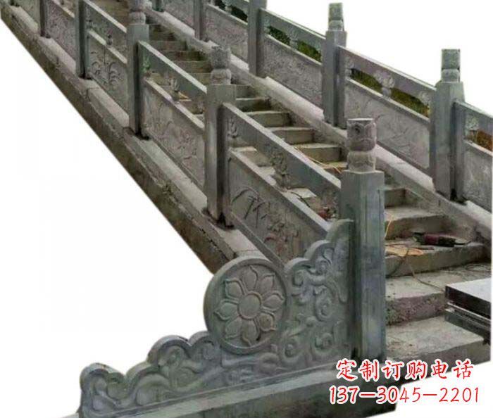 无锡园林景观仿古石雕栏板 (4)