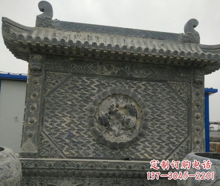 无锡园林景观仿古石雕影壁