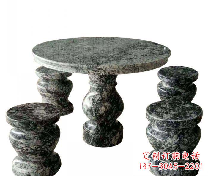 无锡园林景观圆形石桌凳