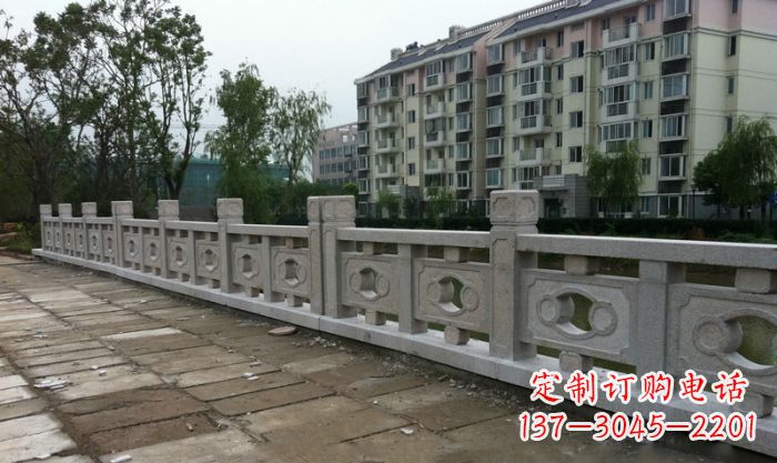 无锡园林景观真山桥石雕栏板 (3)