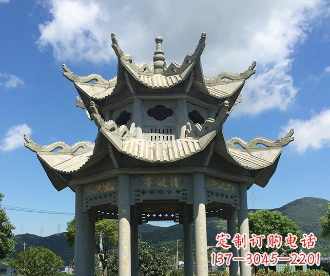无锡园林凉亭景观石雕