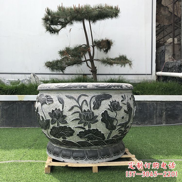 无锡园林石雕水缸