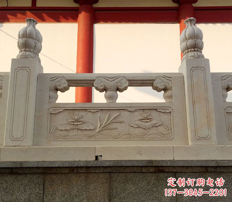 无锡园林石浮雕栏板景观石雕 (2)