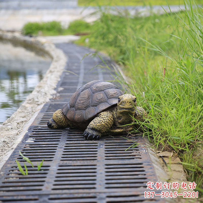 无锡园林水景动物仿真乌龟雕塑