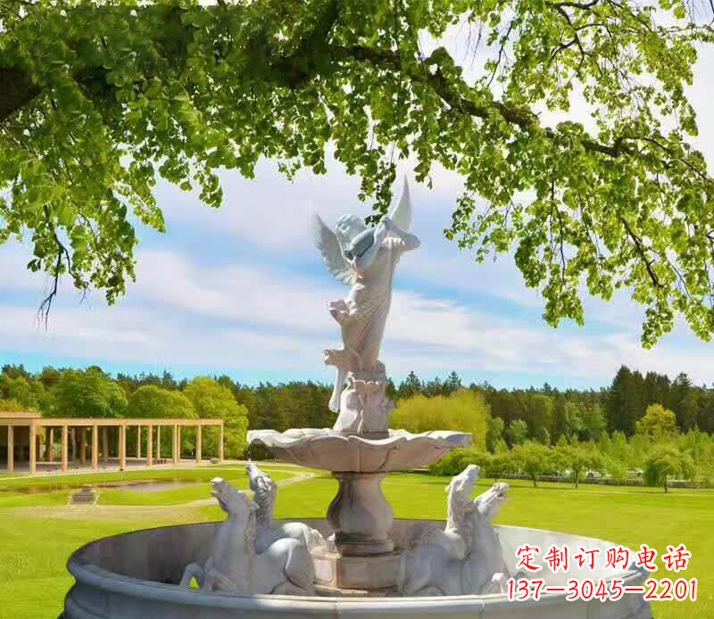 无锡园林天使景观石雕