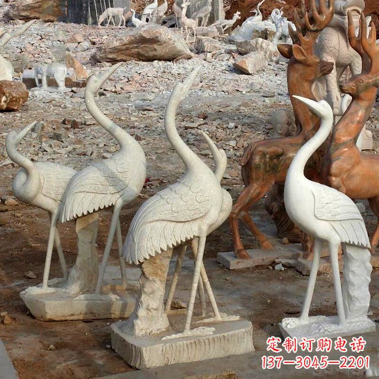 无锡园林仙鹤石雕