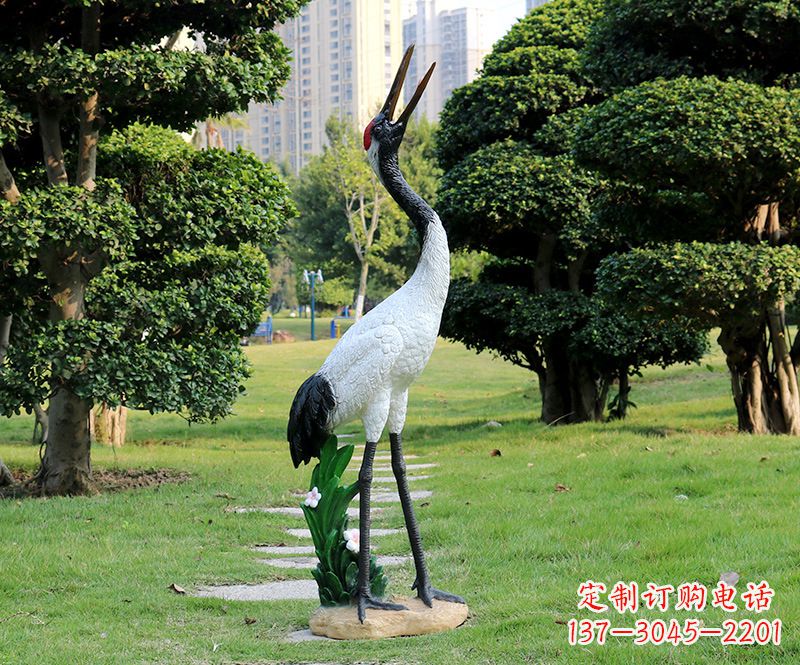 无锡站立仙鹤雕塑