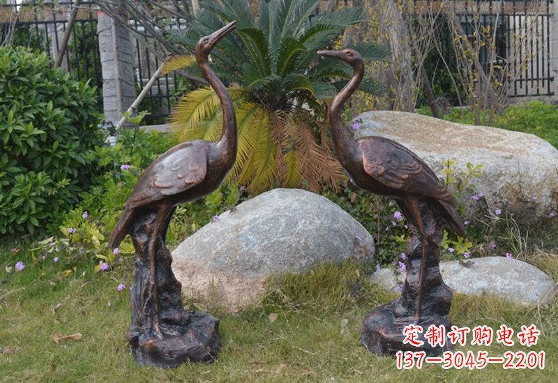 无锡站立仙鹤雕塑 (2)