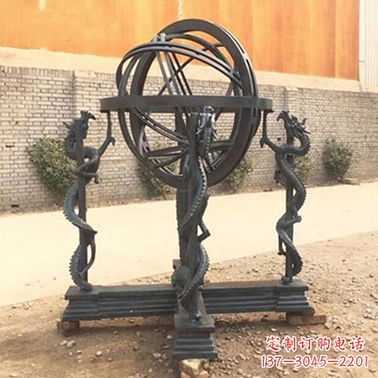 无锡张衡天体仪浑天仪雕塑摆件