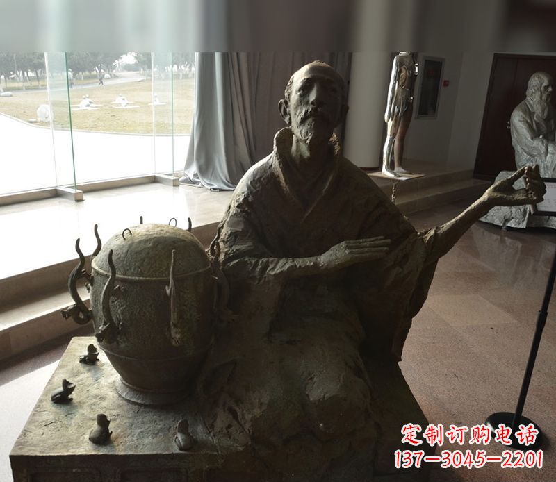 无锡张衡铜雕