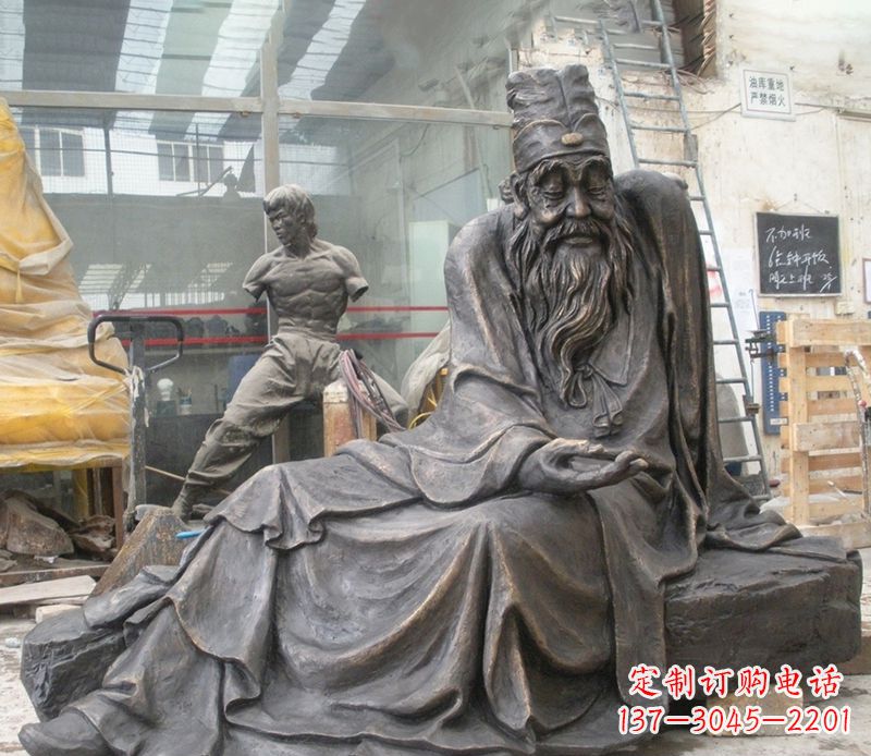 无锡张仲景铜雕