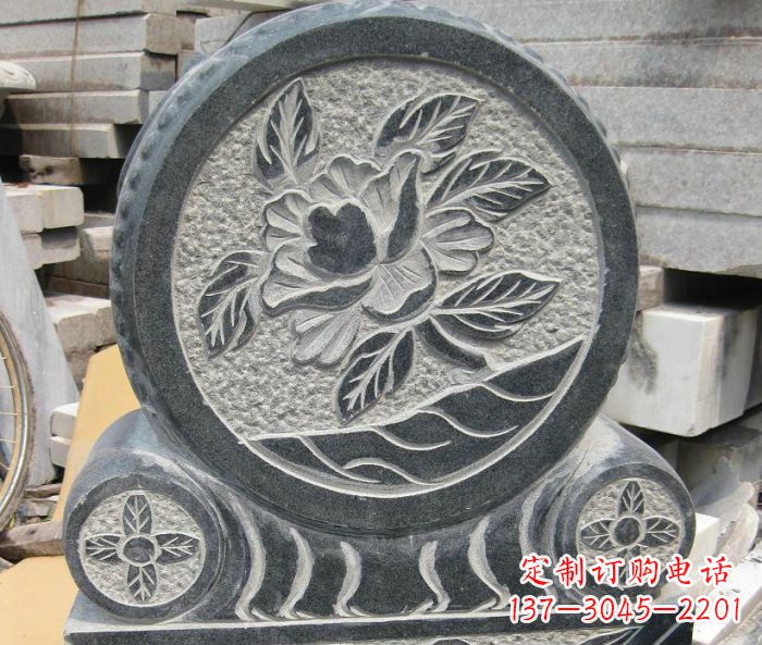 无锡招财抱鼓石仿古石门墩