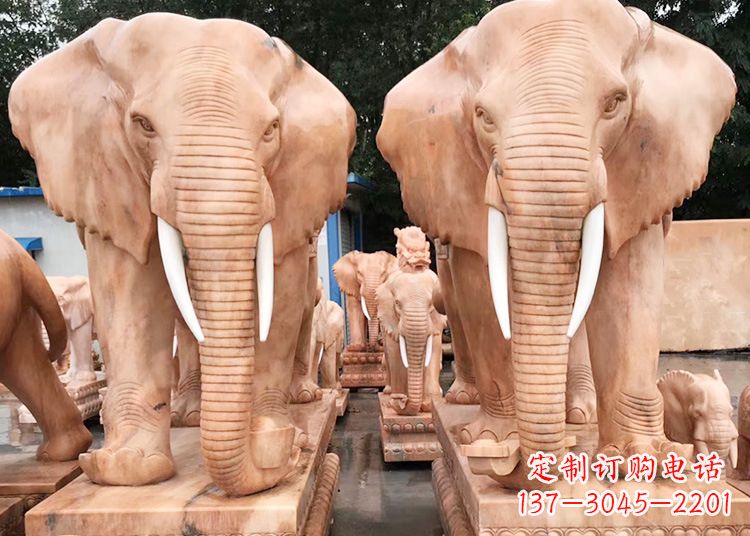 无锡招财大象石雕