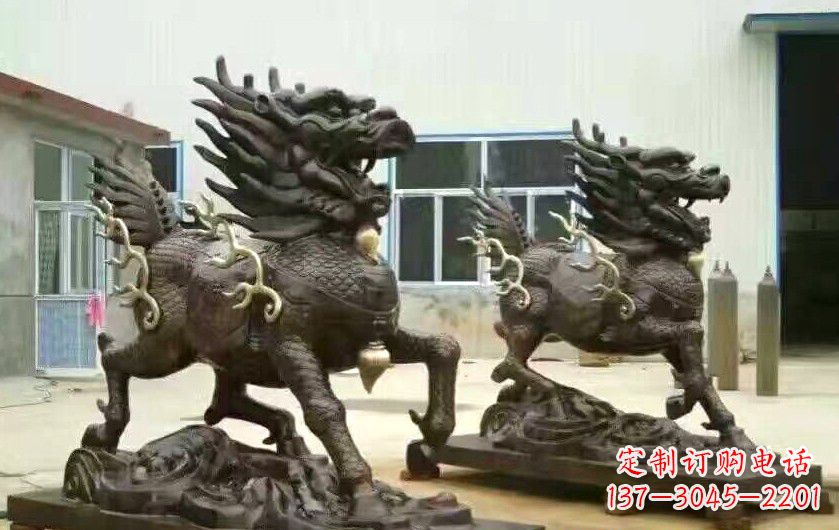 无锡招财进宝铜麒麟