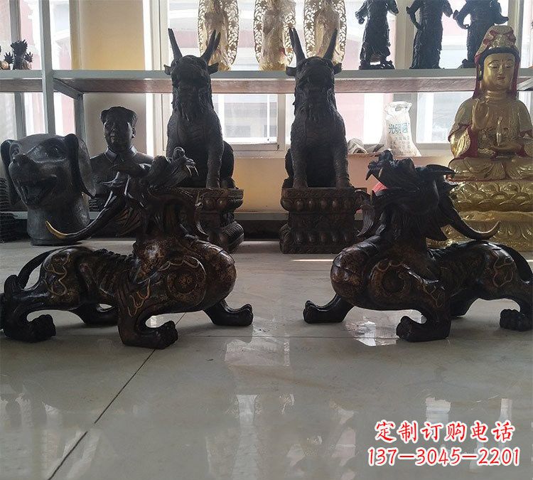 无锡招财辟邪貔貅铜雕