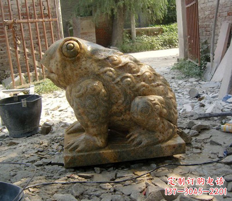 无锡招财青蛙石雕