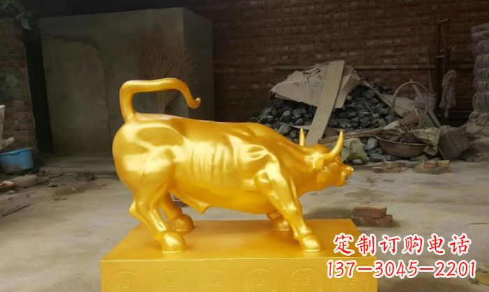 无锡招财铜牛雕塑 (2)