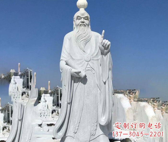 无锡中国春秋时代思想家老子石雕