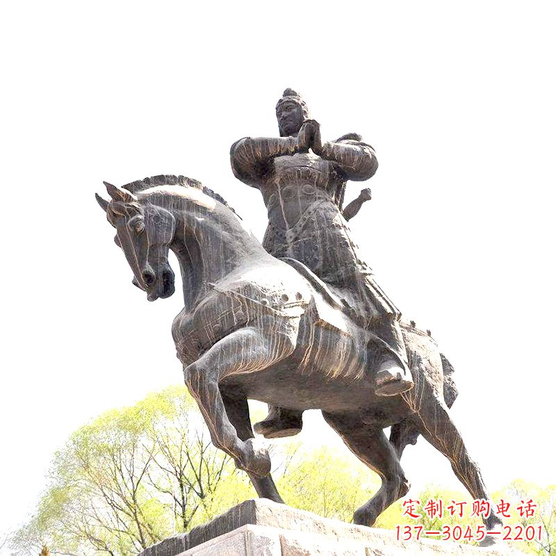 无锡中国历史名人民族英雄霍去病铜雕塑