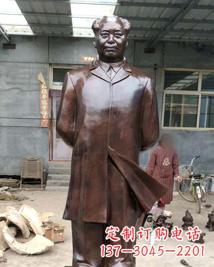 无锡中国伟人毛泽东铜像