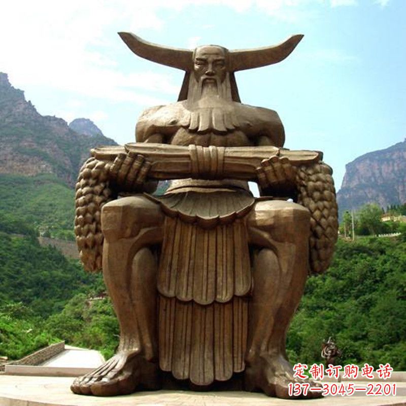 无锡中华民族人文初祖五榖神农大帝大型景观雕塑