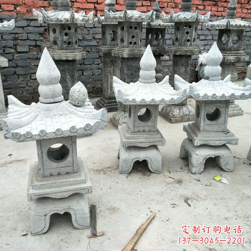 无锡中式庭院石雕灯笼