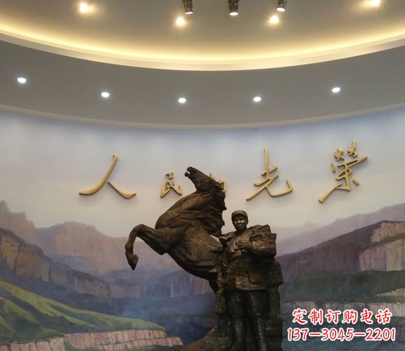 无锡朱德人物景观铜雕