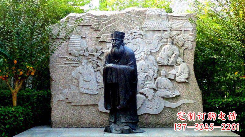 无锡朱熹古代名人铜雕_2
