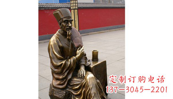 无锡诸葛亮古代名人铜雕