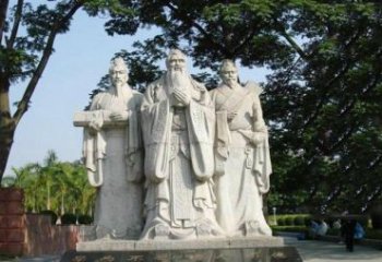 无锡校园儒家三圣雕塑