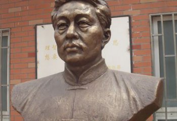 无锡徐悲鸿胸像铜雕 